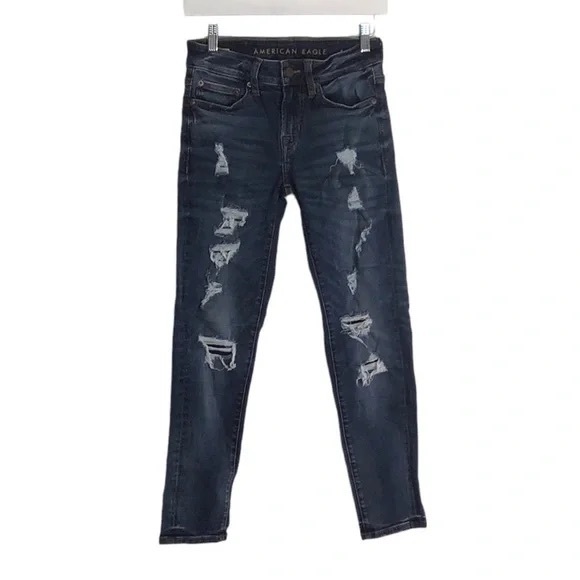 π American Eagle π¦
| Distressed Skinny Jeans 26 x 28 Next Level Flex - Picture 1 of 11
